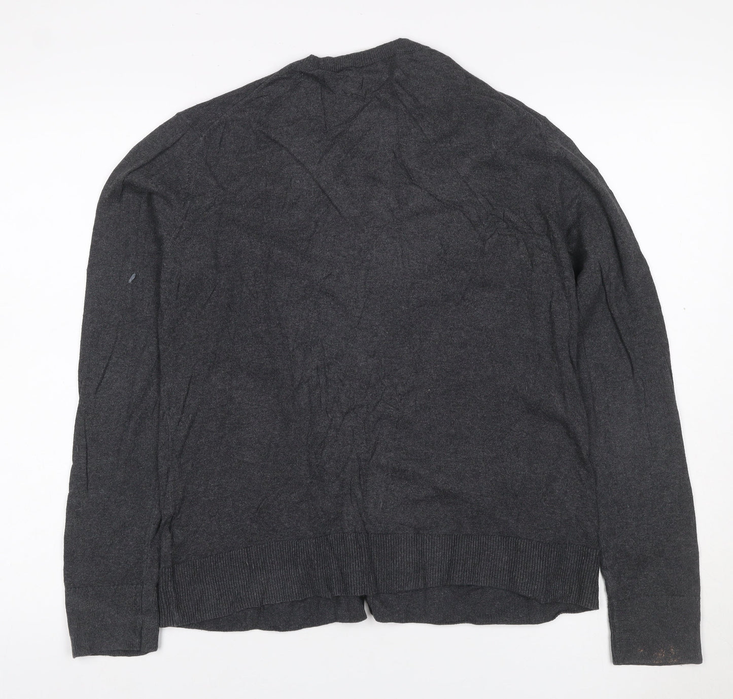 Gap Women’s Grey XL Cotton Button Front Cardigan Long Sleeve Knit