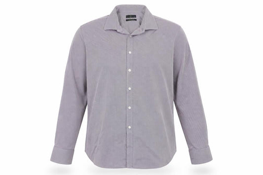 Jasper Conran Men Purple Striped 18.5 Slim Fit Cotton Shirt