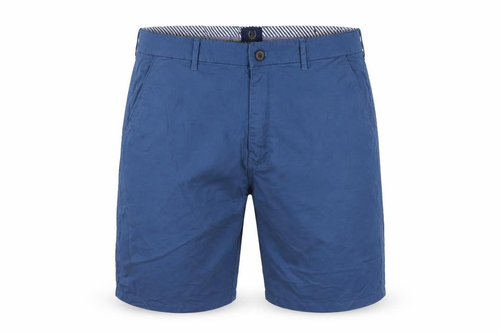 Lincoln Men’s Blue Chino Shorts Waist 40in Cotton Stretch Pockets