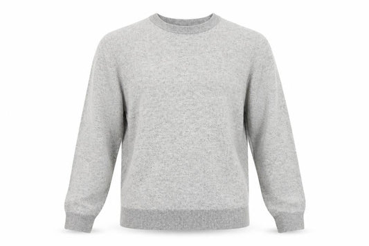 H&M L.O.G.G. Men’s Grey M Crew Neck Cotton Blend Knit Pullover Jumper
