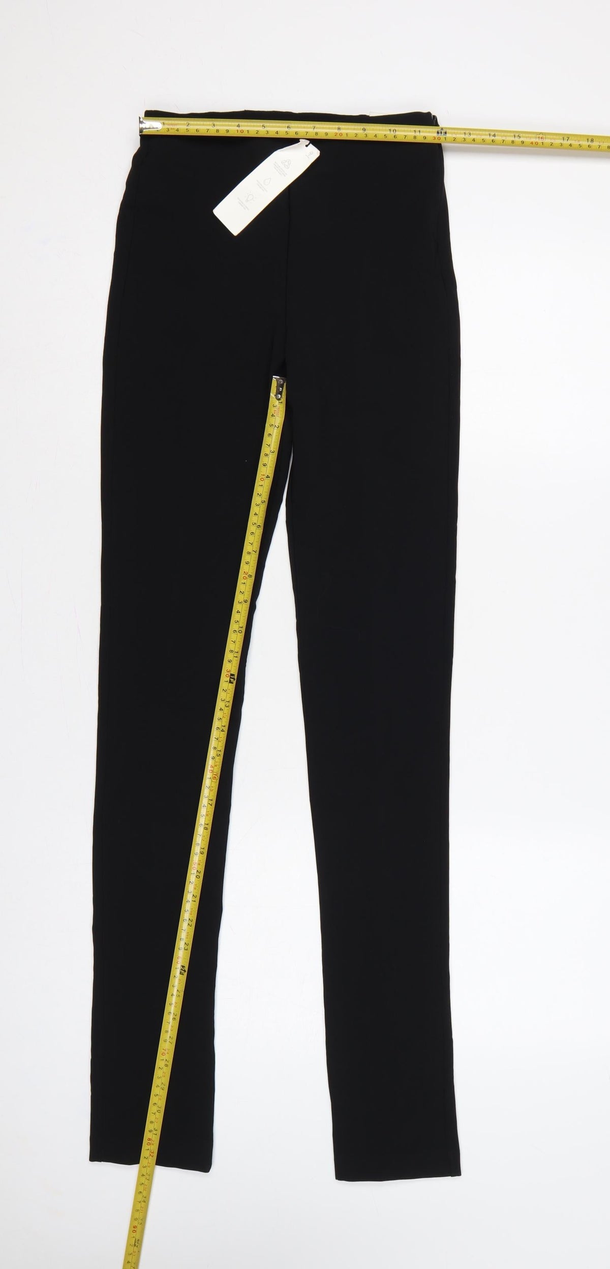 Zara Women’s Black XS High Rise Stretch Leggings NWT