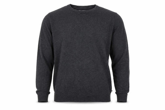 Jack & Jones Men’s Grey L Cotton Crew Neck Pullover Knit Jumper