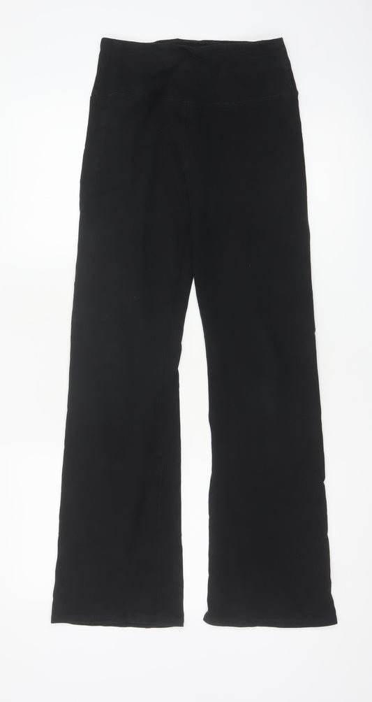 Hollister Women Black S Ultra High Rise Flared Stretch Leggings