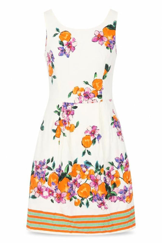 Wallis Women’s Multicoloured Floral Fit & Flare Dress UK 10