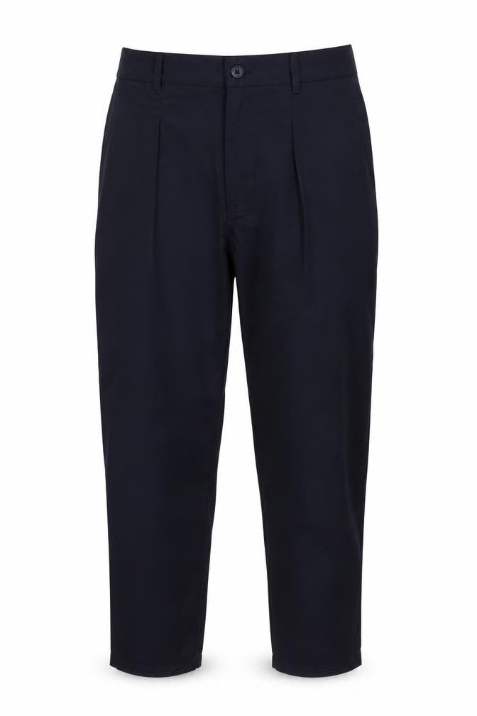Zara Women Black UK 14 Carrot Fit Tapered Tailored Trousers