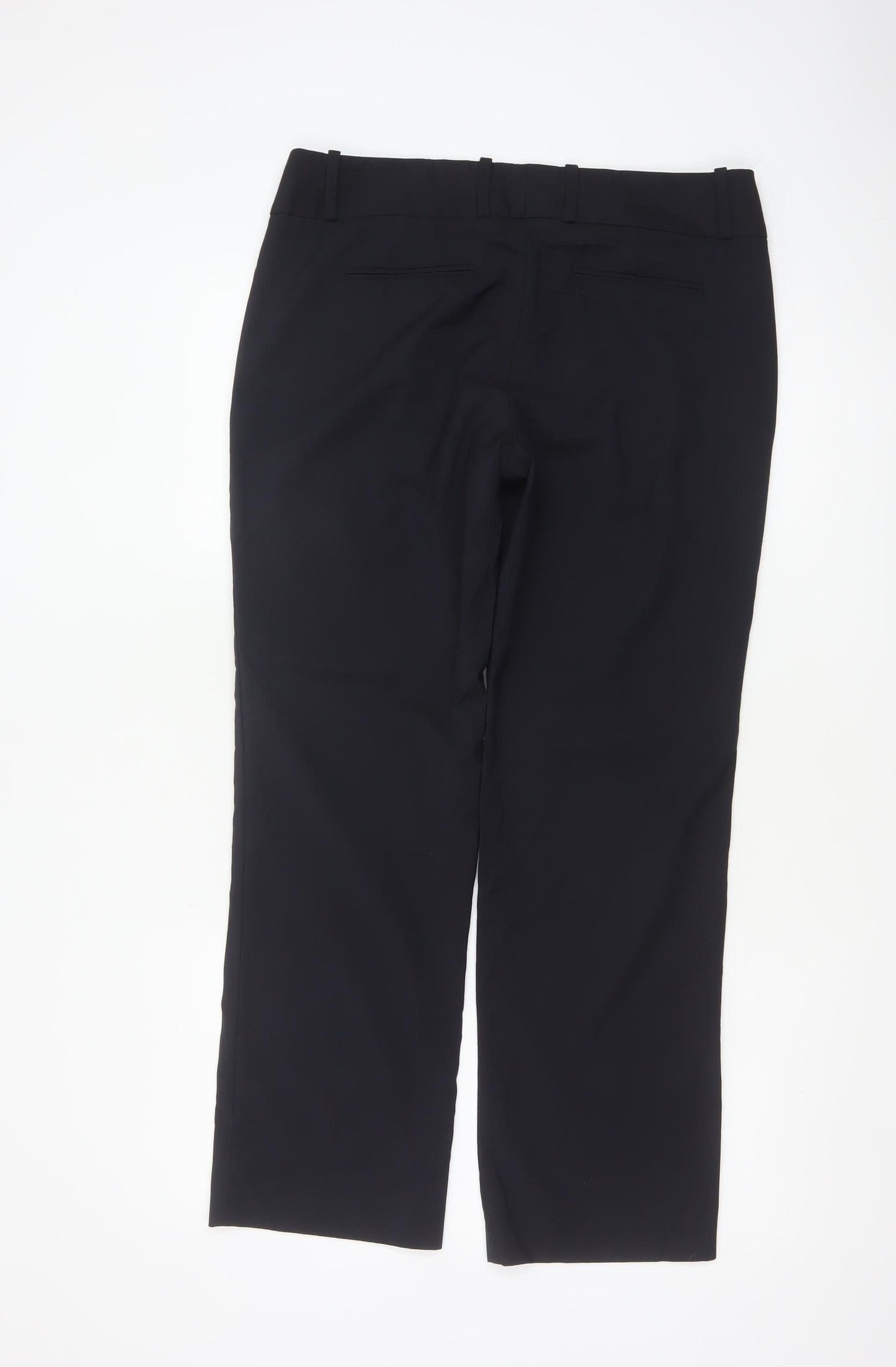 Brook Taverner Womens Black UK 14 Straight Tailored Dress Pants
