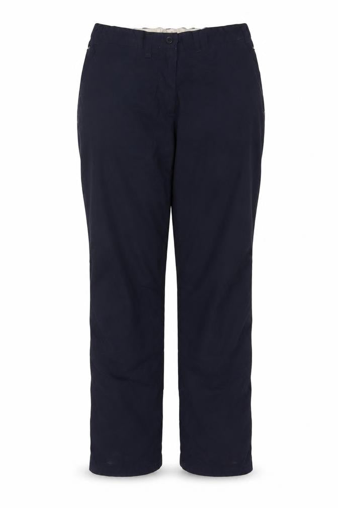 Craghoppers Kiwi Womens Blue UK 16 Regular Straight Outdoor Trousers