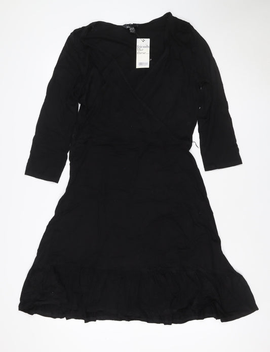 Friends Like These Women’s Black UK 14 Fit & Flare Knee Dress