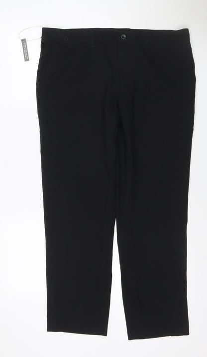 Marks & Spencer Collection Women’s Black Slim Fit Dress Trousers 34W 29L