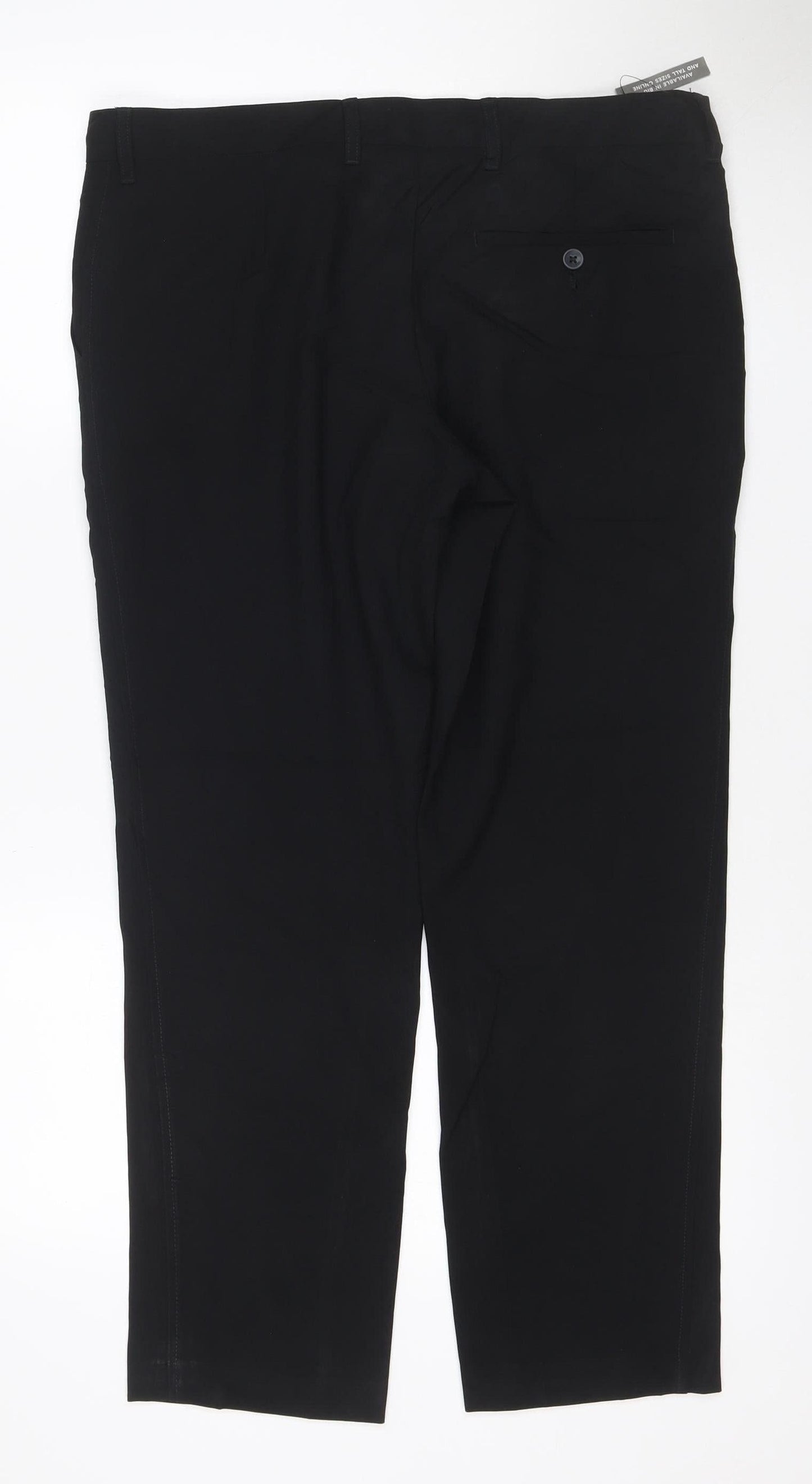 Marks & Spencer Collection Women’s Black Slim Fit Dress Trousers 34W 29L