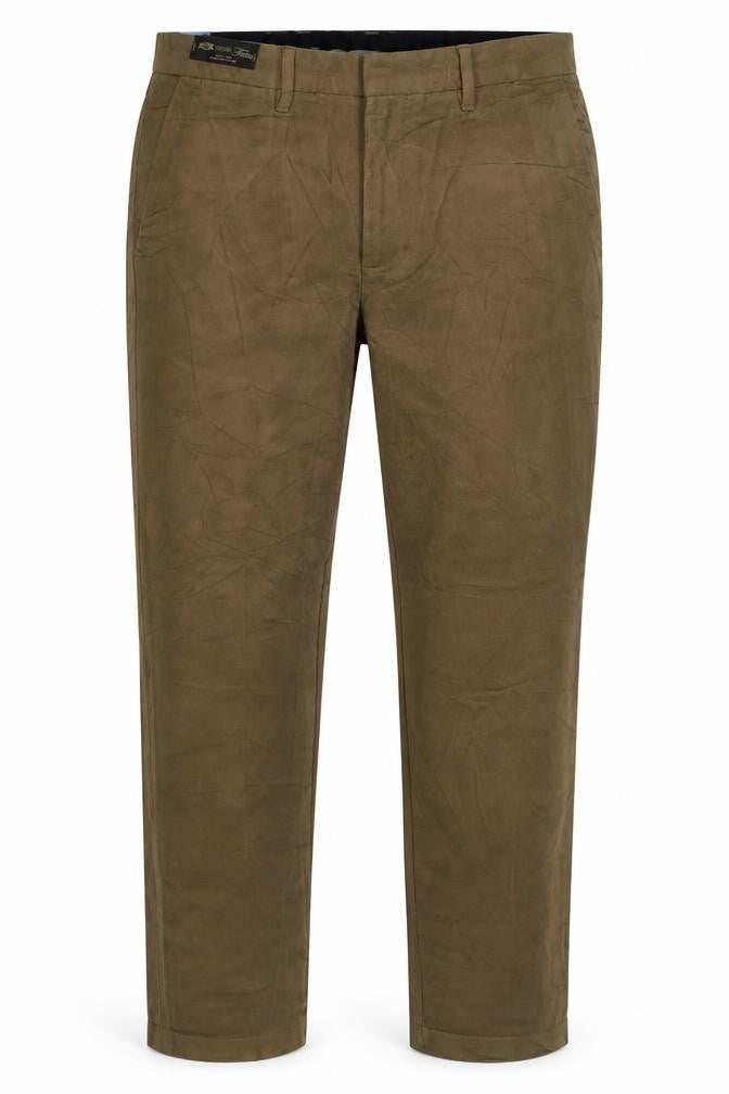 Marks & Spencer Men’s Brown 34in Regular Fit Cotton Chino Trousers 34/31 New