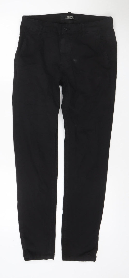 Zara Men Black 30 Slim Skinny Stretch Denim Jeans
