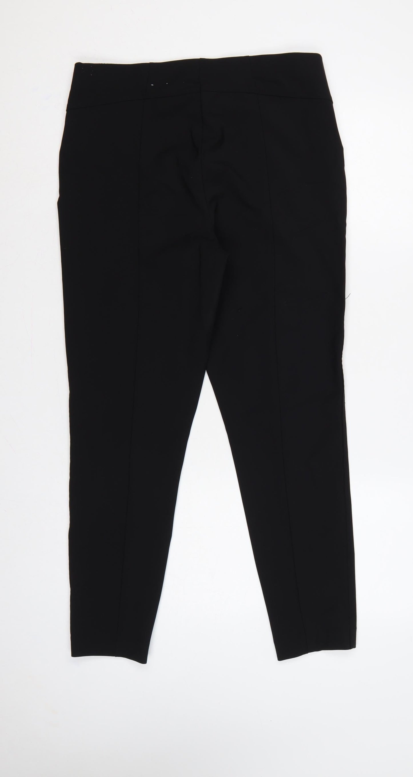 Autres Filles Women Black L High Rise Stretch Nylon Leggings