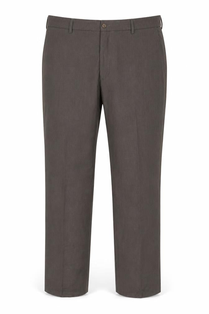 Farah Classic Men's Brown Size 42 L31 Straight Dress Trousers