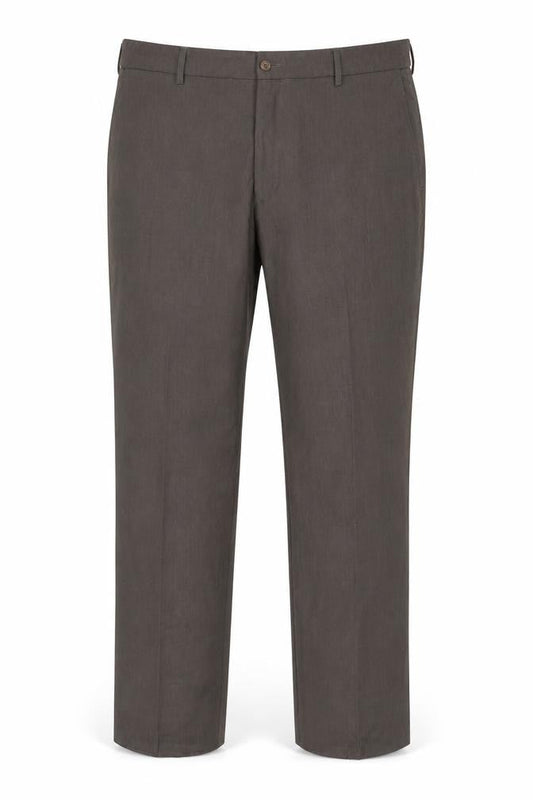 Farah Classic Men's Brown Size 42 L31 Straight Dress Trousers