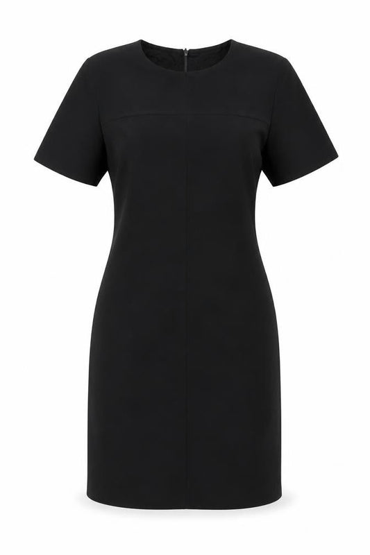 Hamells Women Black UK 16 Knee Length Sheath Dress Flared Sleeve