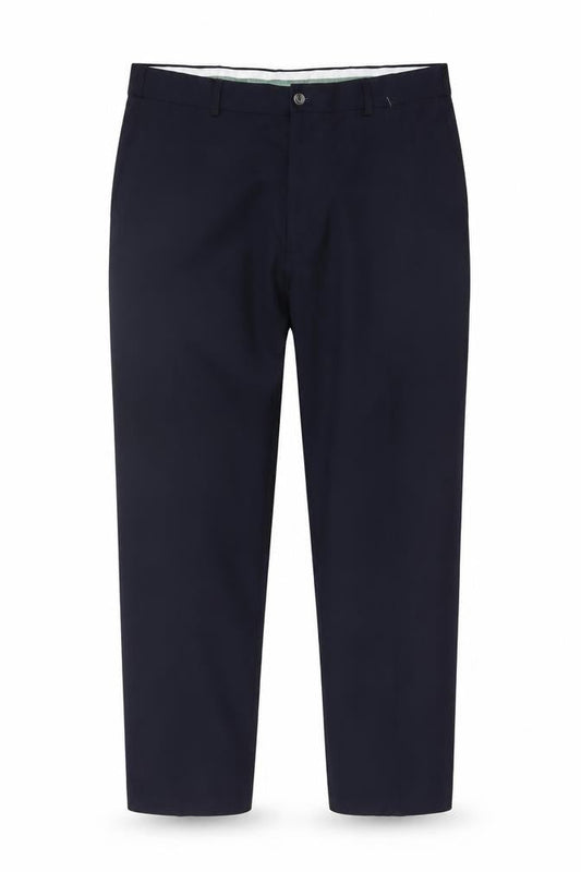 Arborlake Men’s Blue 42 Straight Flat Front Dress Trousers