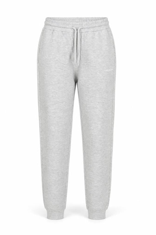 L.A. Gear Women Grey UK 6 Tapered Cuffed Fleece Jogger Sweatpants