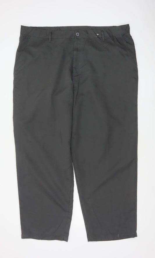 Dunlop Sport Men's Black 44W Regular Straight Golf Trousers