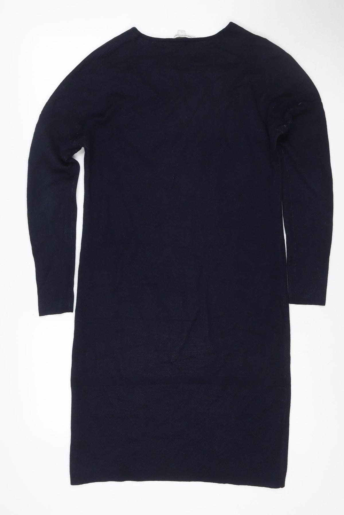 Fenn Wright Manson Women Blue Wool Knit Jumper Dress Size S