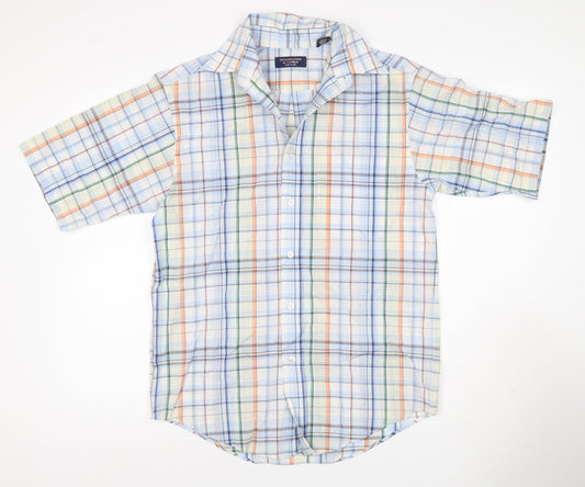 Roundtree & Yorke Men’s Multicoloured Check Cotton Blend Shirt Size S