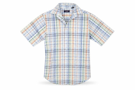 Roundtree & Yorke Men’s Multicoloured Check Cotton Blend Shirt Size S
