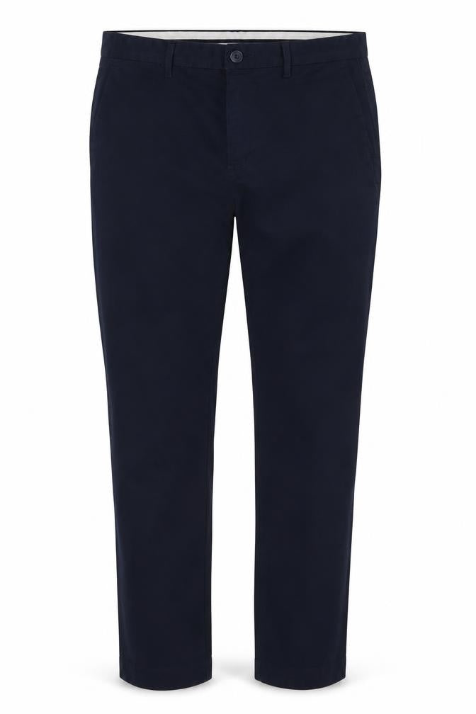 Marks & Spencer Men Black 34/33 Slim Stretch Chino Trousers