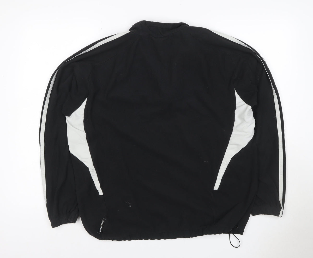 Adidas Men’s Black L Hull City AFC 1/4 Zip Football Sweatshirt