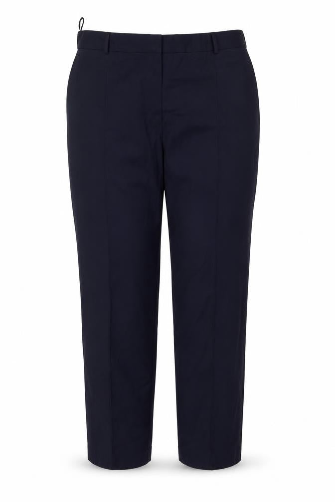 The Freya Women's Navy Size 20 Short Relaxed Straight Trousers