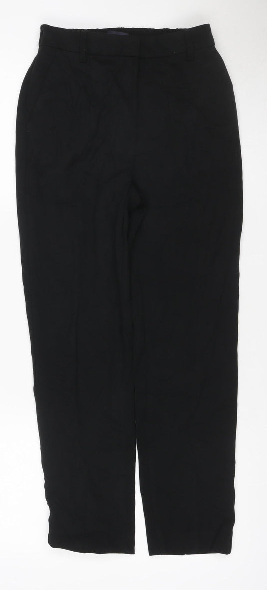 Marks & Spencer Women’s Black Size 8 Short Straight Work Trousers