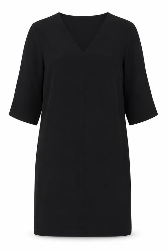 Marks & Spencer Women Black UK 14 Knee Length Shift Work Dress
