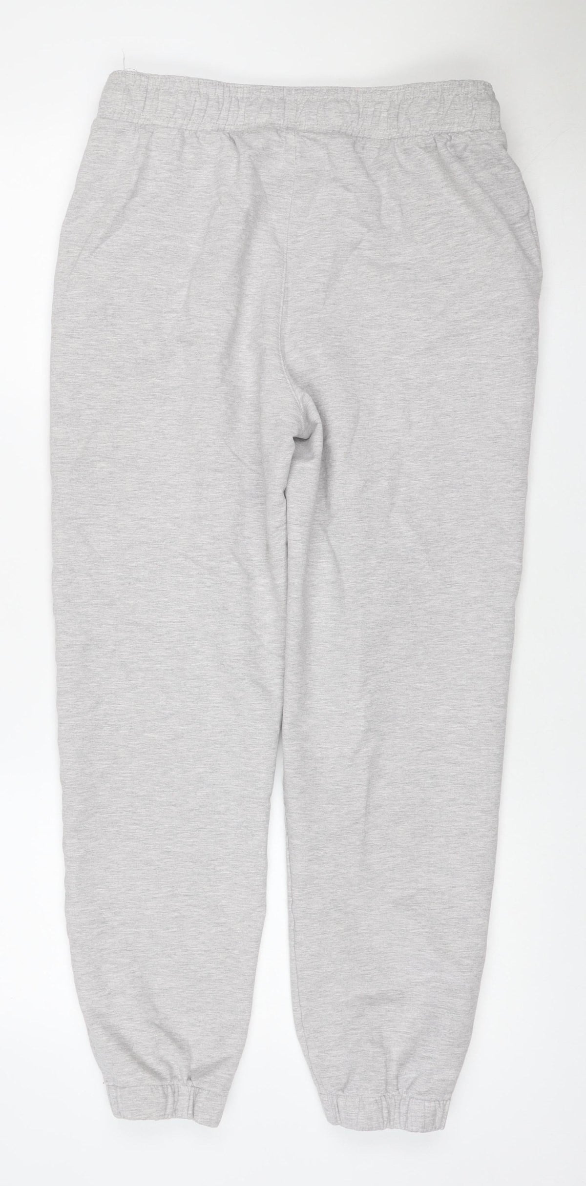 Marks and Spencer Women Grey Size 12 Cotton Jogger Sweatpants