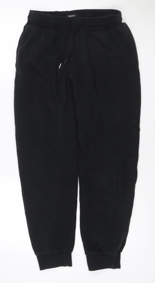 Next Men’s Black Size S Jogger Sweatpants Elastic Waist Zip Pockets