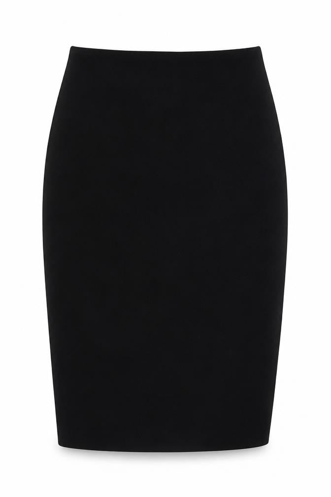 Oska Women Black UK 14 Midi Straight Pencil Stretch Skirt