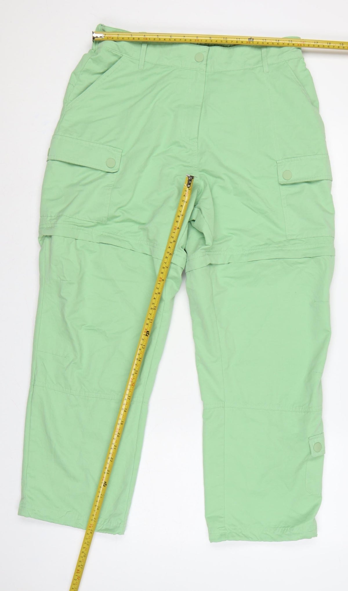Marks & Spencer Women’s Green UK 16 Convertible Cargo Trousers Elastic Waist