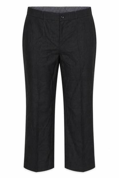 Clubclass Women Charcoal UK 16 Petite Wool Blend Tailored Dress Trousers