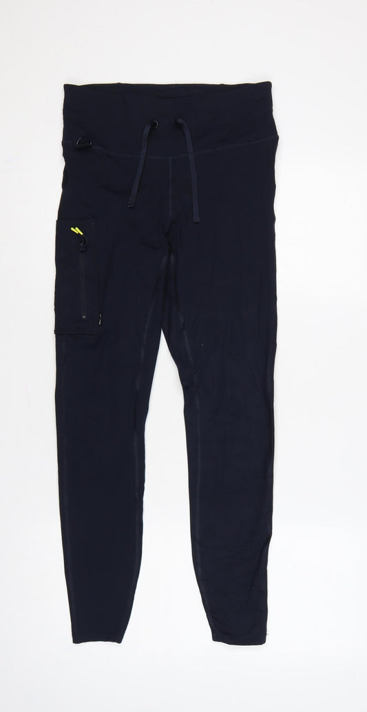 Marks & Spencer Goodmove Women Blue UK 10 Jogger Activewear Trousers
