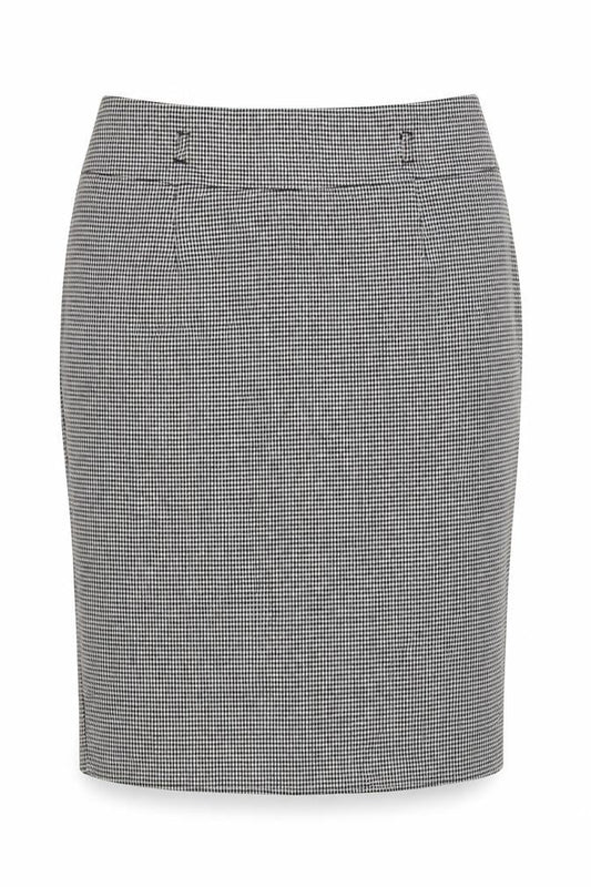Marks & Spencer Women Black White Check Pencil Skirt UK 10 Lined