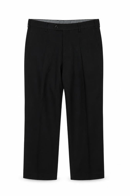 Marks & Spencer Men's Black 36 Regular Dress Trousers 29in Straight