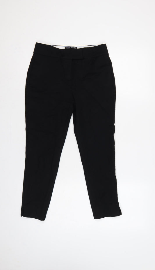 Next Women Black UK 6 Petite Slim Tapered Work Trousers