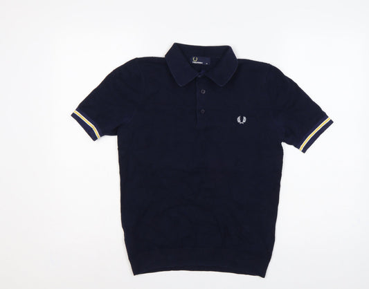 Fred Perry Men’s Blue XS Short Sleeve Logo Polo Shirt