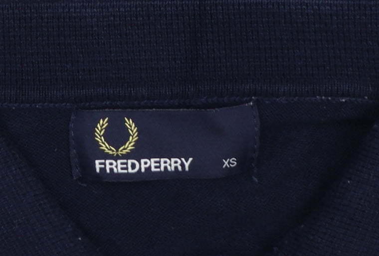 Fred Perry Men’s Blue XS Short Sleeve Logo Polo Shirt