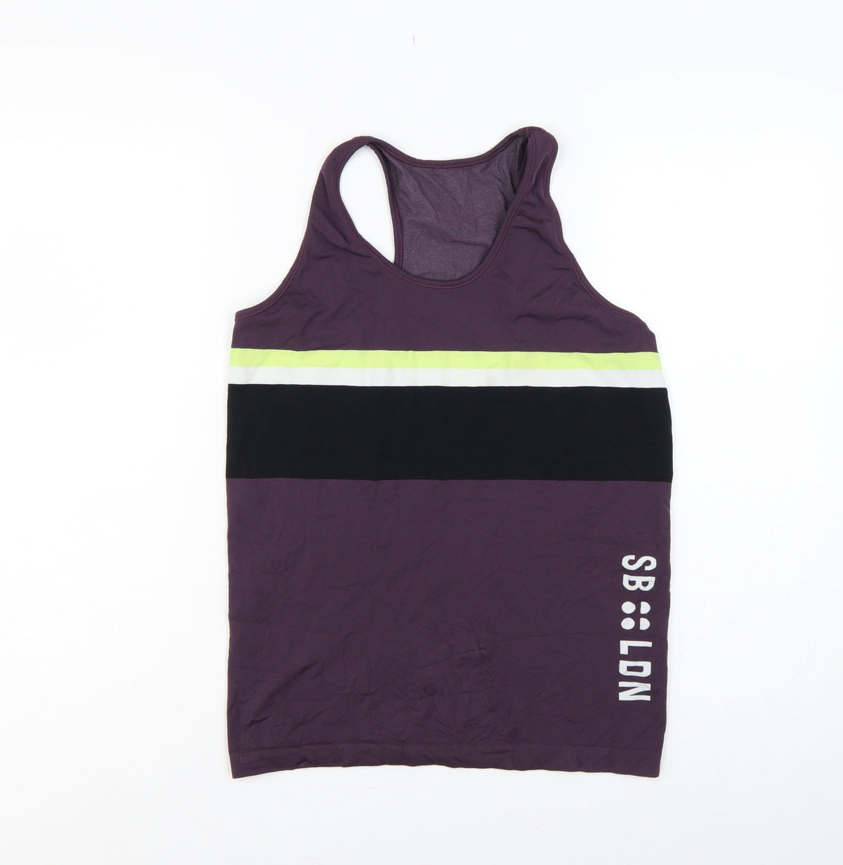 Sweaty Betty Women’s Purple L Racerback Colourblock Gym Tank Top