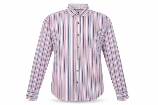 Marks & Spencer Autograph Men’s XL Multicolour Striped Cotton Shirt