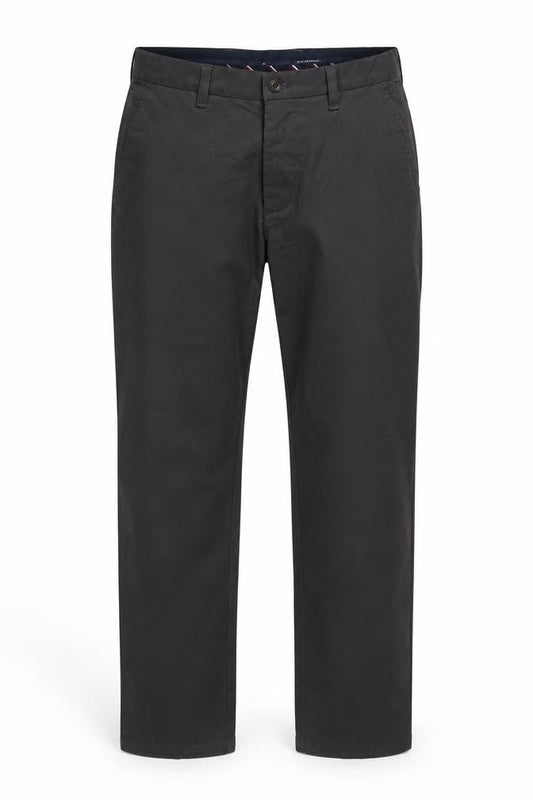 Marks & Spencer Blue Harbour Men's Black 32/33 Regular Chino Trousers