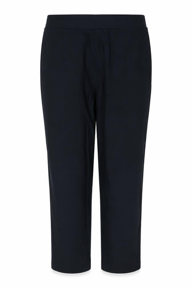 Marks & Spencer Women’s Navy UK 18 Regular Straight Stretch Trousers