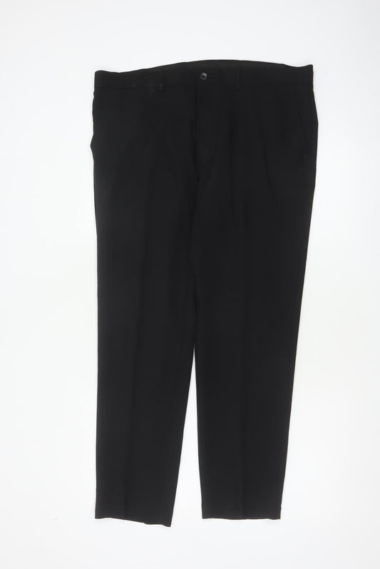 Marks & Spencer Men’s Black 36S Skinny Formal Trousers 36in