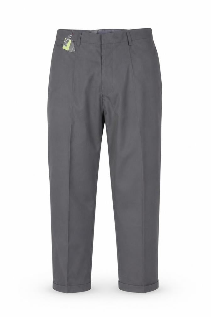 Marks & Spencer Mens Grey Pinstripe Slim Dress Trousers 30in 31in Leg