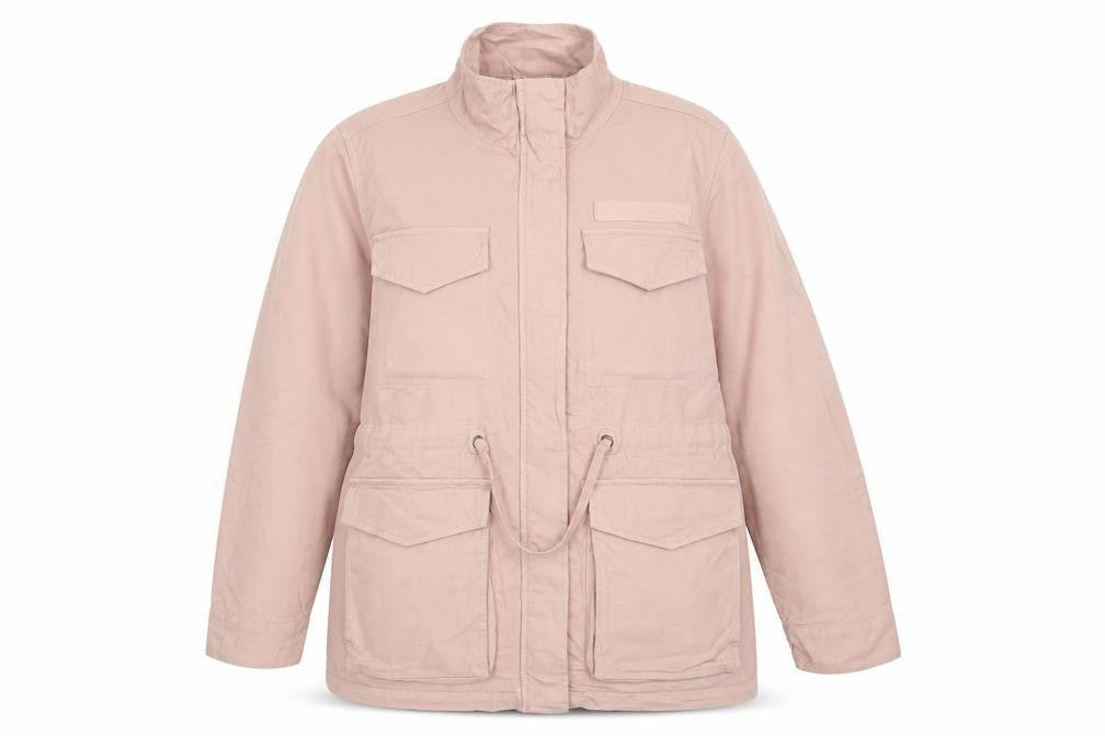 Marks & Spencer Collection Women’s Pink Size 18 Military Utility Jacket Cotton