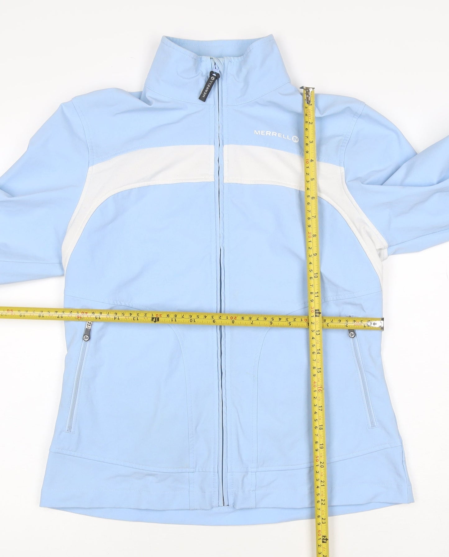 Merrell Women’s Blue M Softshell Windbreaker Full Zip Jacket